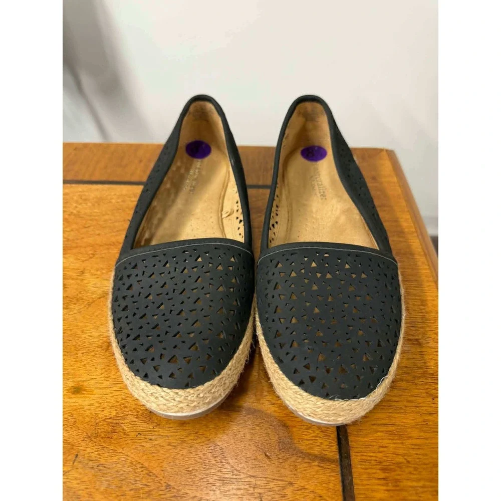 Naturalizer Women 8.5‎ Laser Cut Espadrille Flats N5 Comfort Shoes beachy